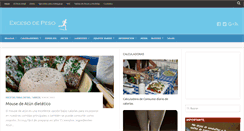 Desktop Screenshot of excesodepeso.com.ar